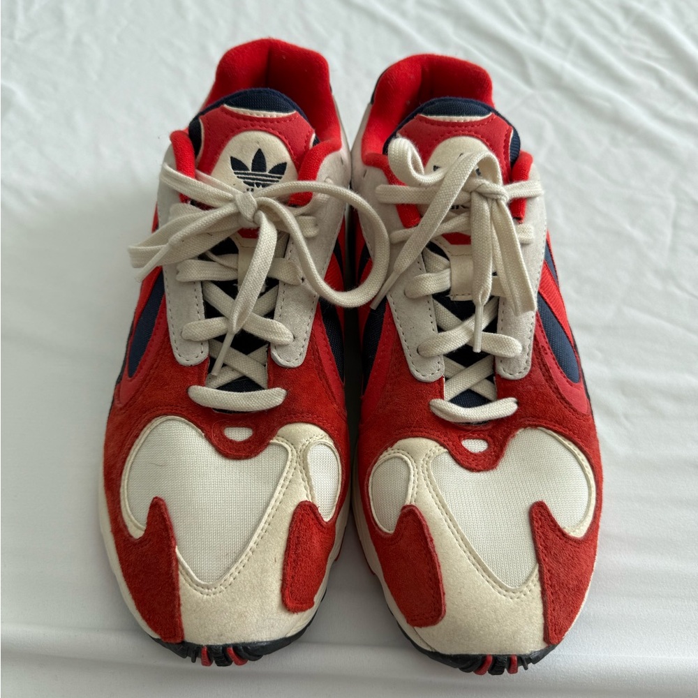 Adidas Yung 1 Red and White Sneakers